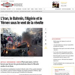 L'Iran, le Bahreïn, l'Algérie et le Yémen sous le vent de la révolte