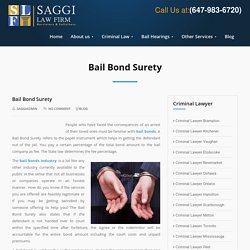 Bail Bond Surety