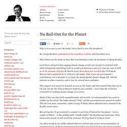No Bail-Out for the Planet