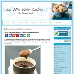 Baileys® Chocolate Pots de Creme Recipe