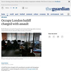 Occupy London bailiff charged with assault