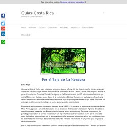 Por el Bajo de La Hondura – Guías Costa Rica