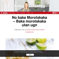 No bake Morotskaka – Baka morotskaka utan ugn
