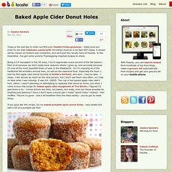 Baked Apple Cider Donut Holes