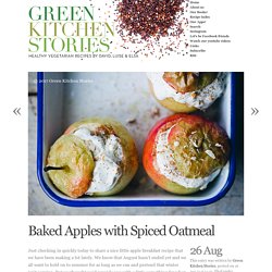 Baked Apples with Spiced Oatmeal