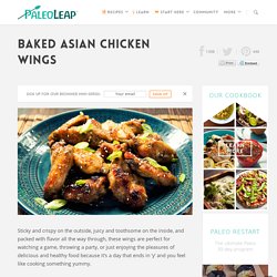 Baked Asian Chicken Wings