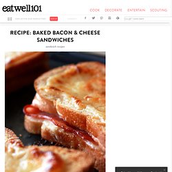 Baked Bacon and Cheese Sandwiches Recipe