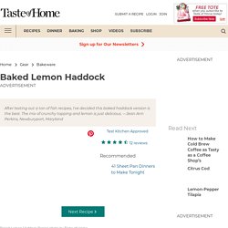 Baked Lemon Haddock Recipe: How to Make It