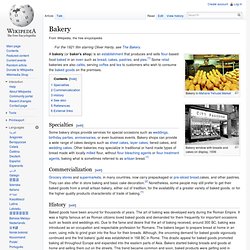 Bakery Wiki