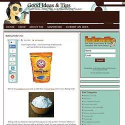 Baking Soda Uses