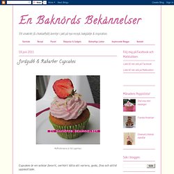 Jordgubb & Rabarber Cupcakes