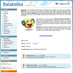 Balabolka