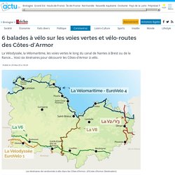 6 balades à vélo sur les voies vertes et vélo-routes des Côtes-d'Armor