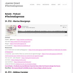 Balado - Joannie Girard #TechnoEspresso