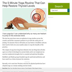 2 Simple Yoga Poses That WIll Balance Your Thyroid : Healthy Holistic Living