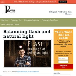 Balancing flash and ambient light