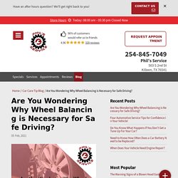 Why Wheel Balancing is Necessary for Safe Driving?