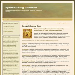 Spiritual Energy Awareness