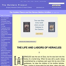 The Golden Fleece and the Heroes Before Achilles by Padraic Colum