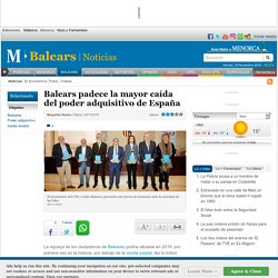 Balears padece la mayor caída del poder adquisitivo de España