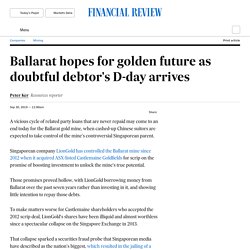 Ballarat hopes for golden future as doubtful debtor's D-day arrives