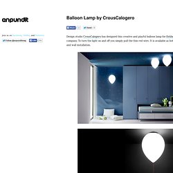 Balloon Lamp by CrousCalogero
