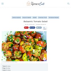 Balsamic Tomato Salad Recipe