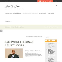 Baltimore Personal Injury Lawyer