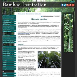 Bamboo Lumber for Construction and Building