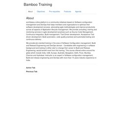 Bamboo Training and Continuous Integration Tools by scmgalaxy