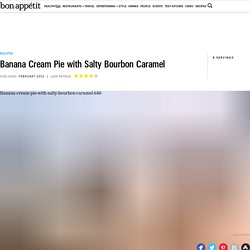 Banana Cream Pie with Salty Bourbon Caramel