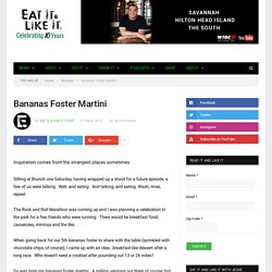 Bananas Foster Martini