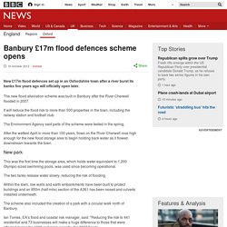 Banbury £17m flood defences scheme opens