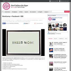 Bandcamp + Facebook = $$$