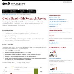 Global Bandwidth Research Service