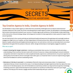 Top Creative Agency in Delhi, Noida, Bangalore India