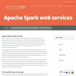Apache Spark Web Services Company Bangalore