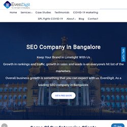 SEO Services in Bangalore by EvenDigit