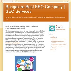 SEO Services : Local SEO Services are Very Helpful to Increase Performance of Any Website