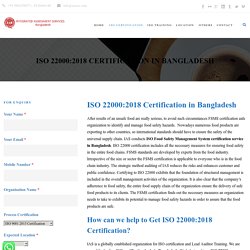 ISO Certification For Food Safety in bangladesh