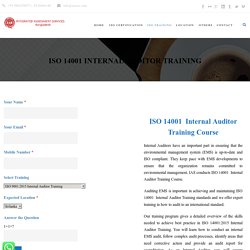 ISO Environmental Internal Auditor Training in bangladesh