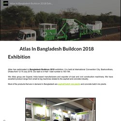 Atlas In Bangladesh Buildcon 2018 Exhibition