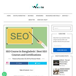 Best SEO Courses and Certifications