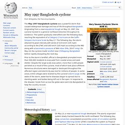 Mai 1997 Cyclone au Bangladesh - Wikipedia, l'encyclopédie libre