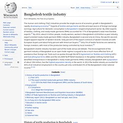 Bangladesh textile industry