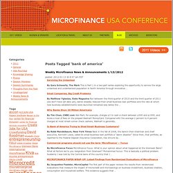 Microfinance USA 2011