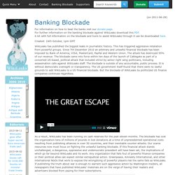 Banking Blockade