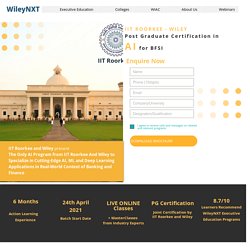 Banking Professional Courses Online - WileyNXT