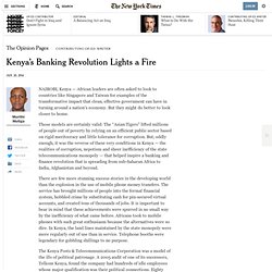 Kenya’s Banking Revolution Lights a Fire