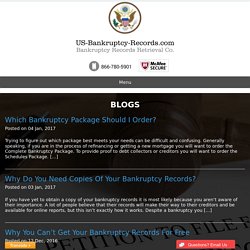 Bankruptcy Papers, Court Law, Discharge Records